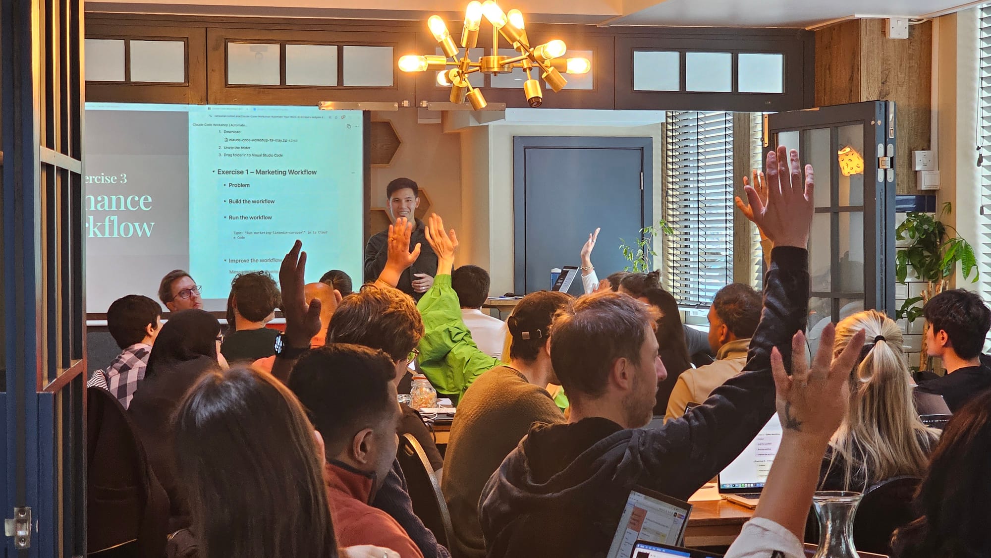 Instructor-led workshop session