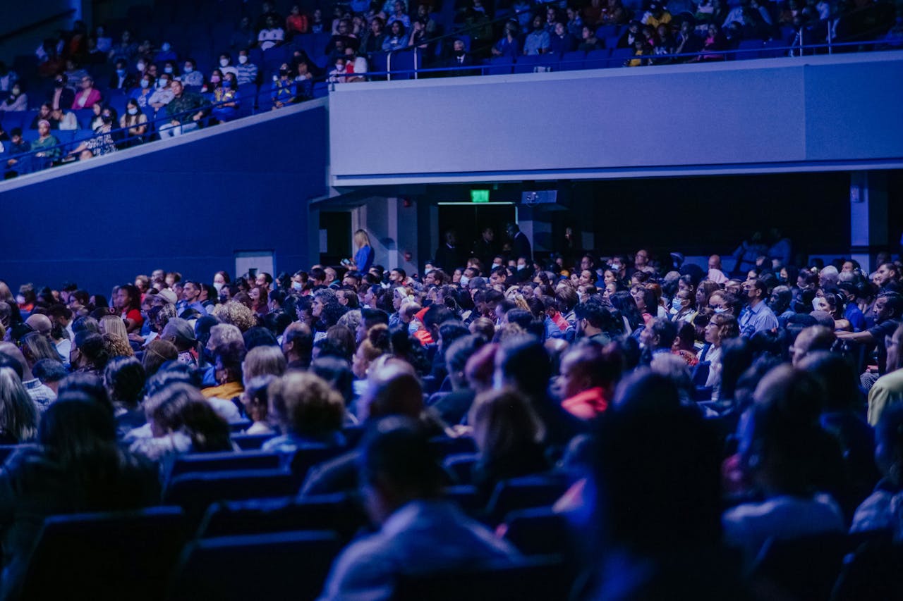 Person speaking on stage